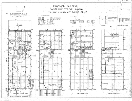 Floor plans, 1930 (WCC Archives reference 00056:111:B10141)