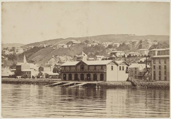The Star Boating Club in the 1880s. National Library reference: Star Boating Club. Field family :Field and Hodgkins family photographs. Ref: PA1-q-089-18-1. Alexander Turnbull Library, Wellington, New Zealand. http://natlib.govt.nz/records/22739732