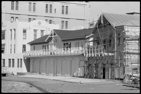 1975 - Star Boating Club and Wellington Rowing Club, Wellington. Negatives of the Evening Post newspaper. Ref: 1/4-022671-F. Alexander Turnbull Library, Wellington, New Zealand. http://natlib.govt.nz/records/22777000