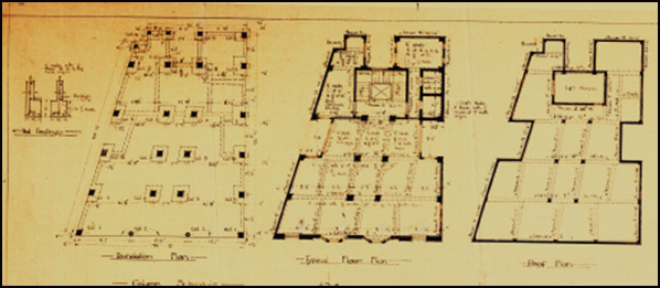 1920 proposed floor plans (structural). Image: WCC Archives ref 00053_204_11221