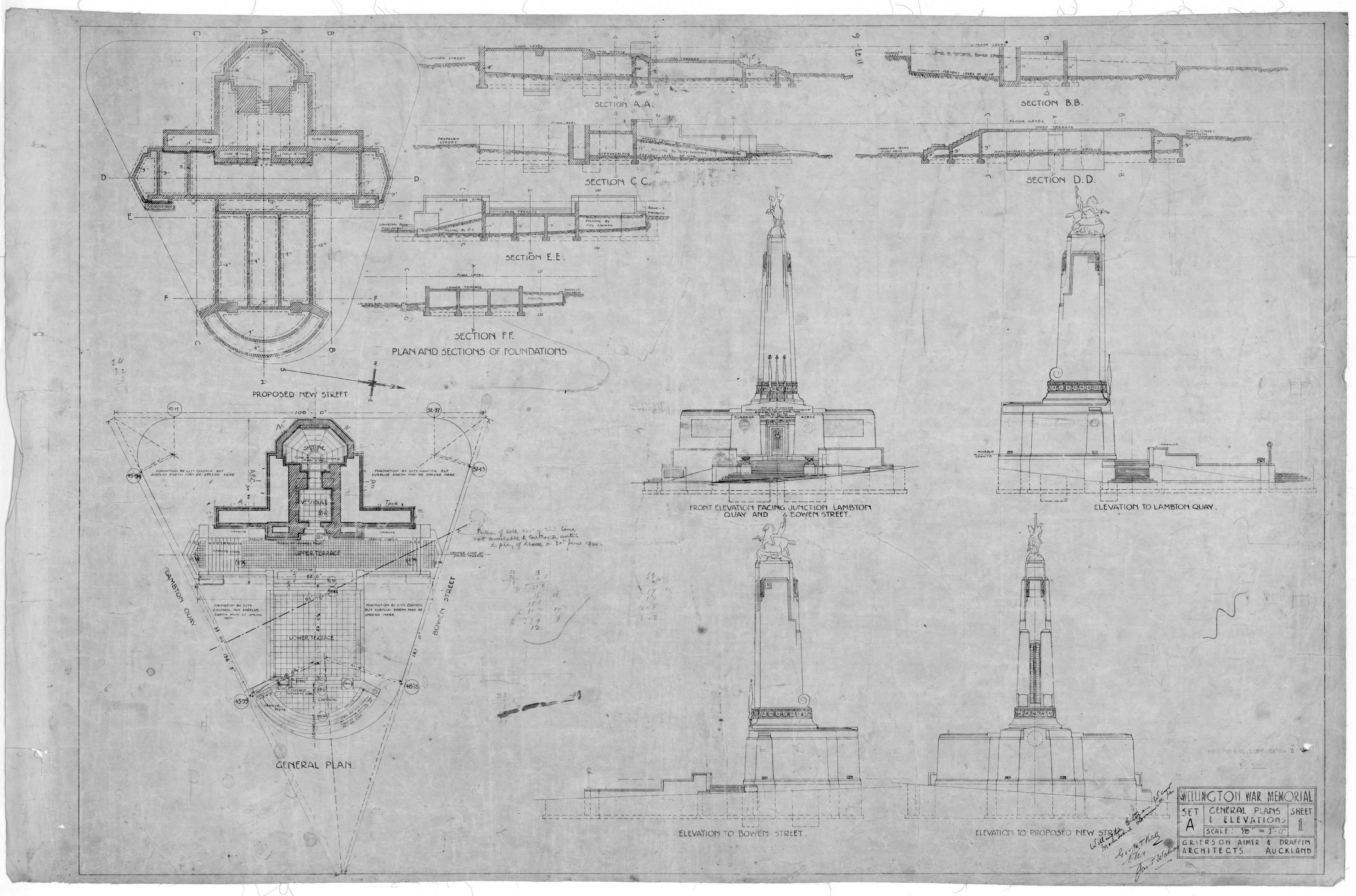 Original drawings. Image: WCC Archives