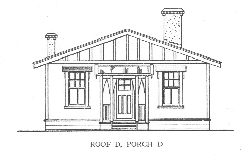 Railway house with roof D and porch D. Image: 