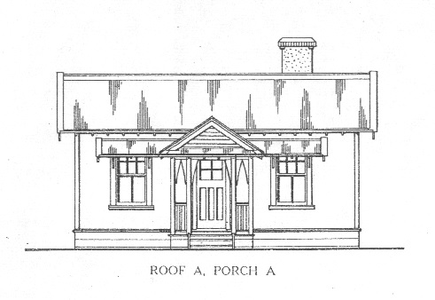 Railway house with roof A and porch A. Image: 