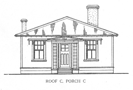 Railway house with roof C and porch C. Image: 