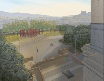 2013 – Concept plan for the National War Memorial Park