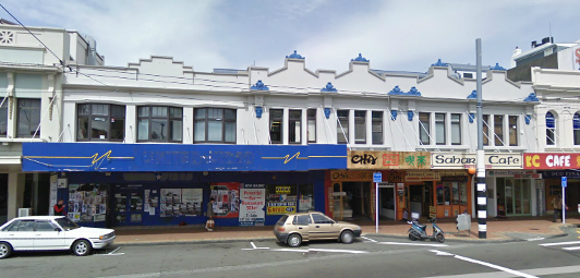 Nos. 31-33 is the building on the left, Nos. 35-37 is in the middle and No. 39 is on the right. (Image: Charles Collins, 2015) 
