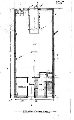 Original ground floor plan, 1903. (WCC Archives reference 00053:97:5510)