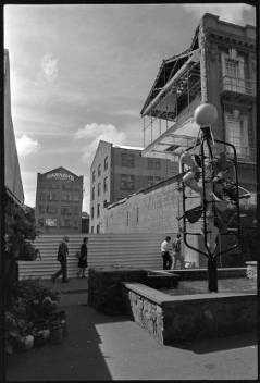 The site of the Masonic Hotel in Cuba Street next to the Wellington Working Men’s Club, November 1979.   Derelict site in Cuba Mall, Wellington - Photograph taken by Ross Giblin. Further negatives of the Evening Post newspaper. Ref: EP/1979/4155/3a. Alexander Turnbull Library, Wellington, New Zealand. http://natlib.govt.nz/records/22440222