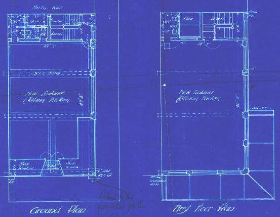 Detail from the original plans (WC Archives 00053:203:11197)
