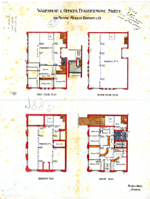 1907 plans as proposed. WCC Archives ref 00053:142:7883(001)