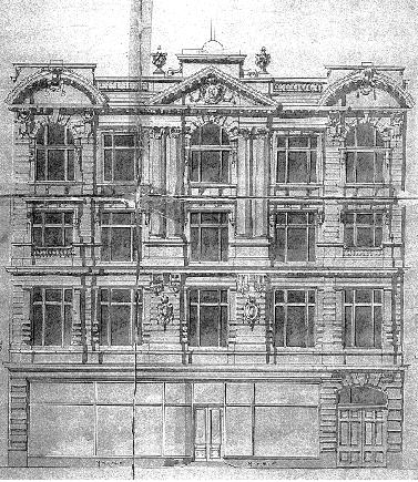 1907 elevation as proposed. (WCC reference SR 7640)