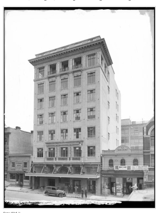 Willis Street, Wellington, including the Evening Post building. Negatives of the Evening Post newspaper. Ref: 114/521/01-G. Alexander Turnbull Library, Wellington, New Zealand. http://natlib.govt.nz/records/22735044