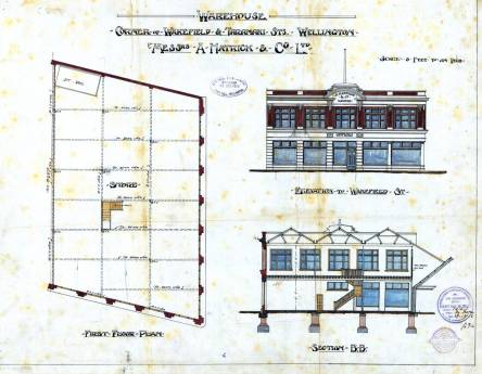 Plans 1913 ‘Warehouse’ WCC Archives reference 00053: 176: 9723: 001