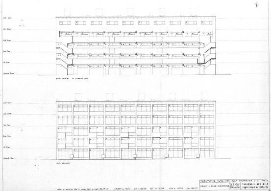 1958	4 Claremont Grove, erect flats (WCC Archives 00058:0:C2622)	