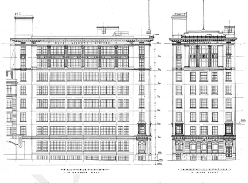 ‘Dixon Street, building,’ 04 May 1925, 00055:46:A4345, Wellington City Archives.